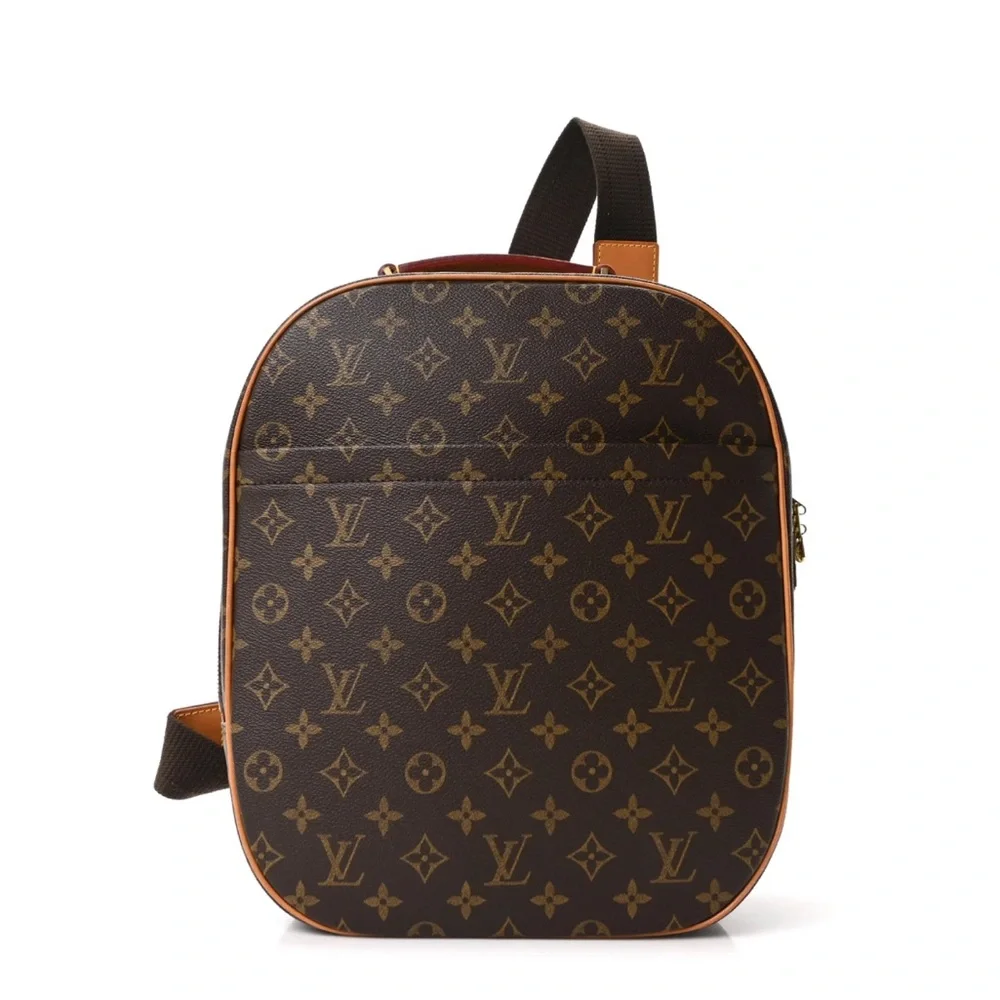 Vintage Louis Vuitton 2001 brown monogram backpack